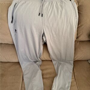 Men's Gray Jogger Pants Under Armour tricot jogger